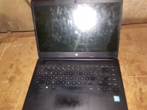 An HP laptop
