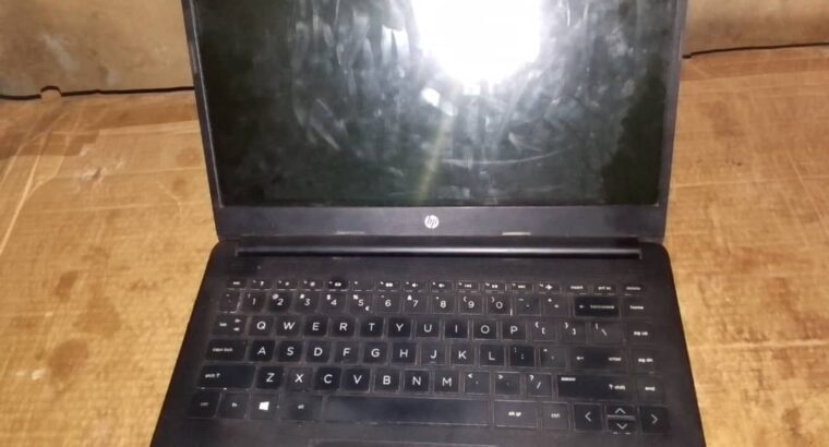 An HP laptop
