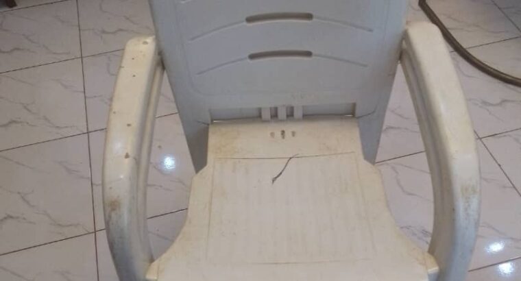 Set of plastic chairs