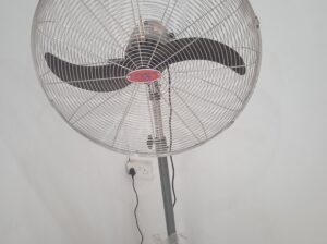 A standing OX fan