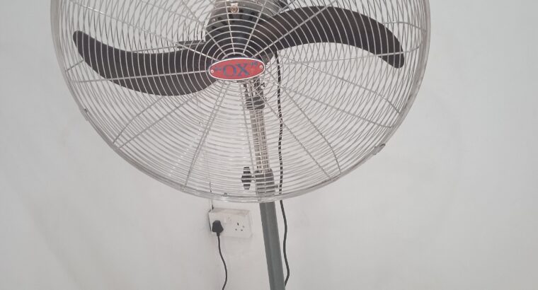 A standing OX fan