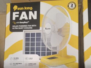 Sunking solar fan