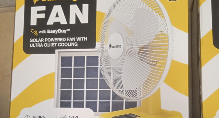 Sunking solar fan