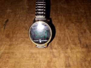 A wristwatch