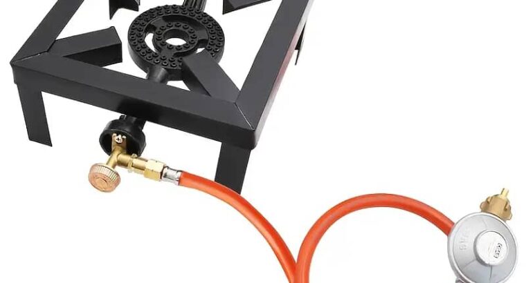 Gas burner and hose